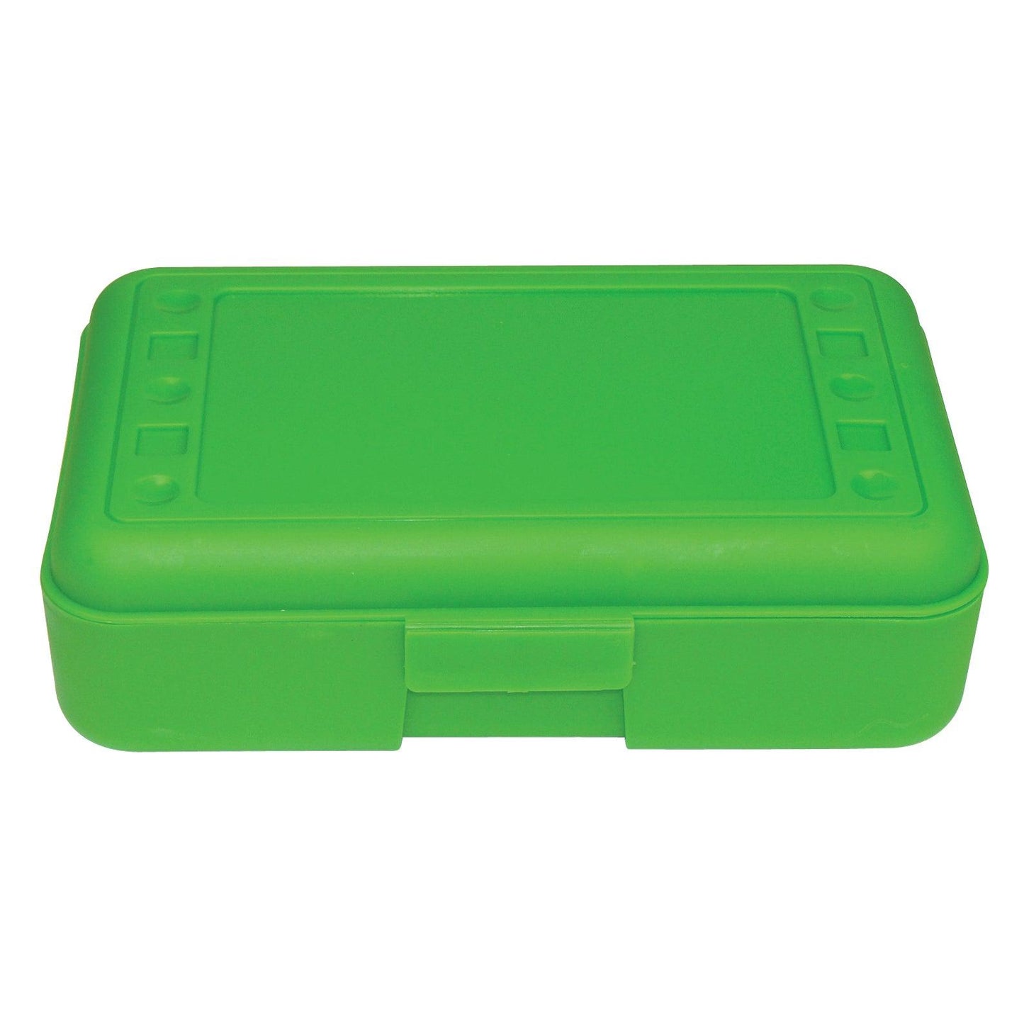 Pencil Box, Lime Opaque, Pack of 12 - Loomini