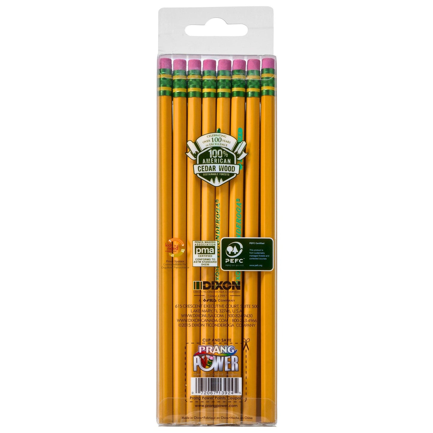 Pencils, #2 Soft, Yellow, Unsharpened, 24 Per Pack, 2 Packs - Loomini