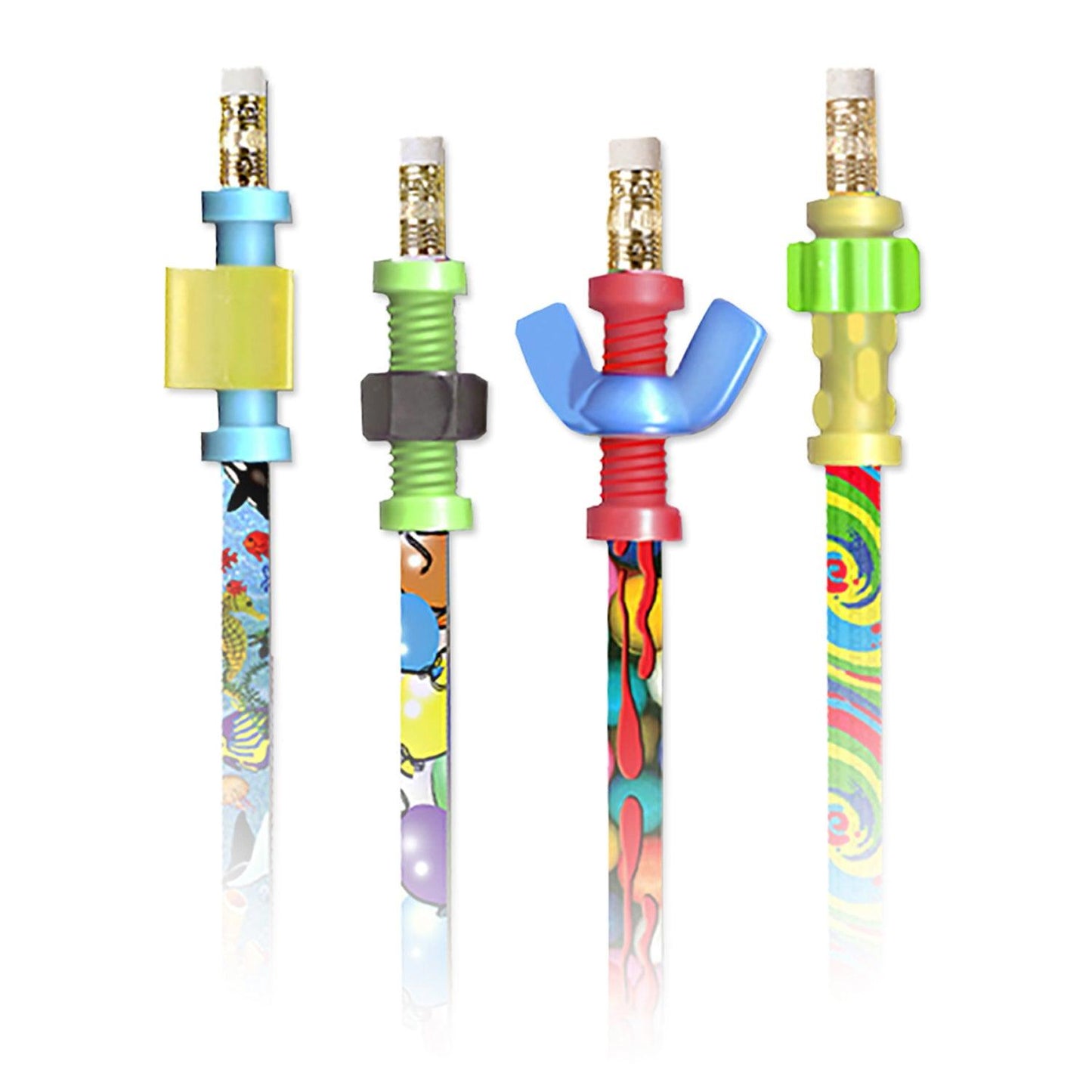 Pencils Fidgets, 4 Per Pack, 3 Packs - Loomini