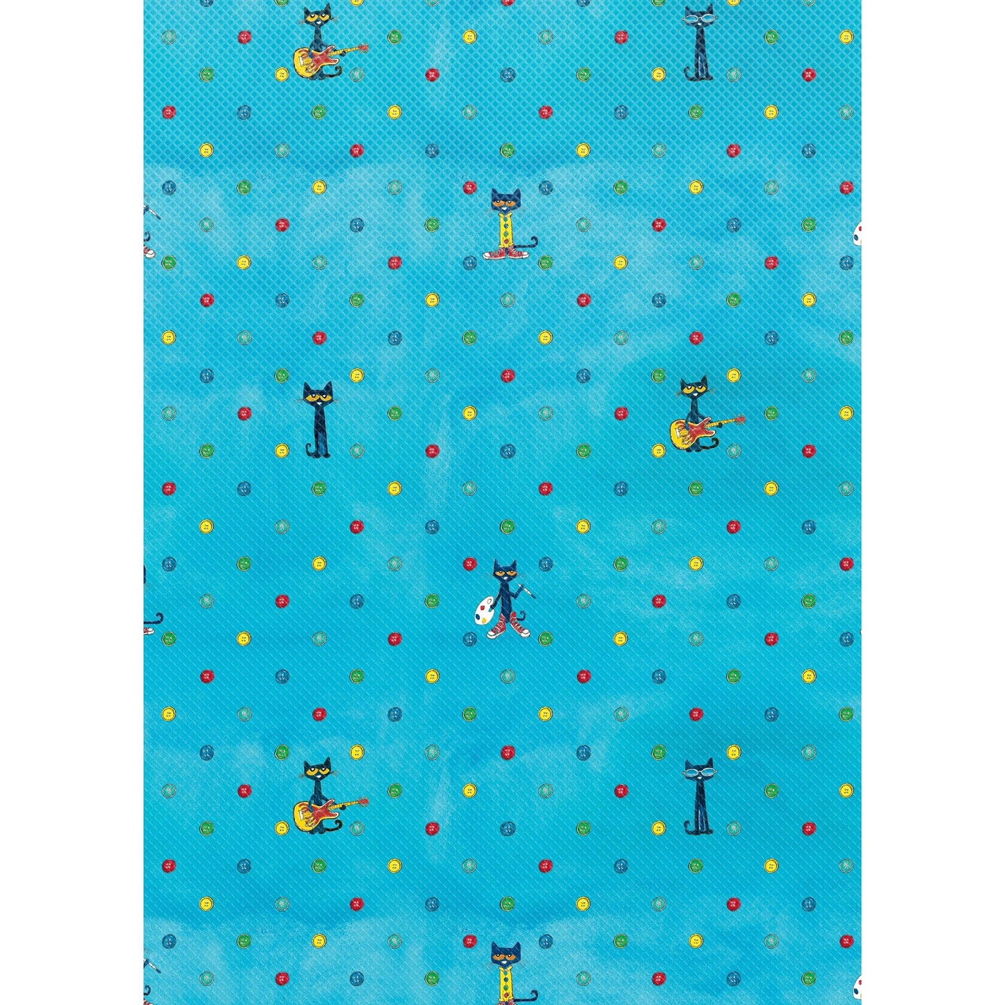 Pete the Cat Better Than Paper Bulletin Board Roll, 4' x 12', Pack of 4 - Loomini