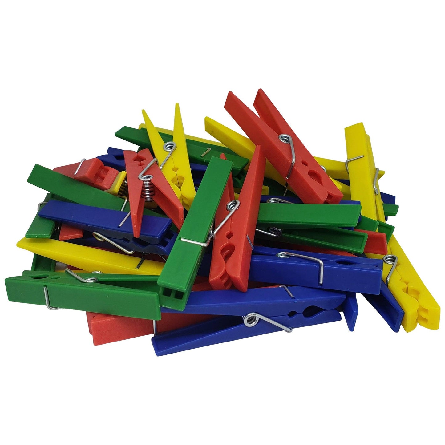 Plastic Clothespins, 40 Per Pack, 3 Packs - Loomini