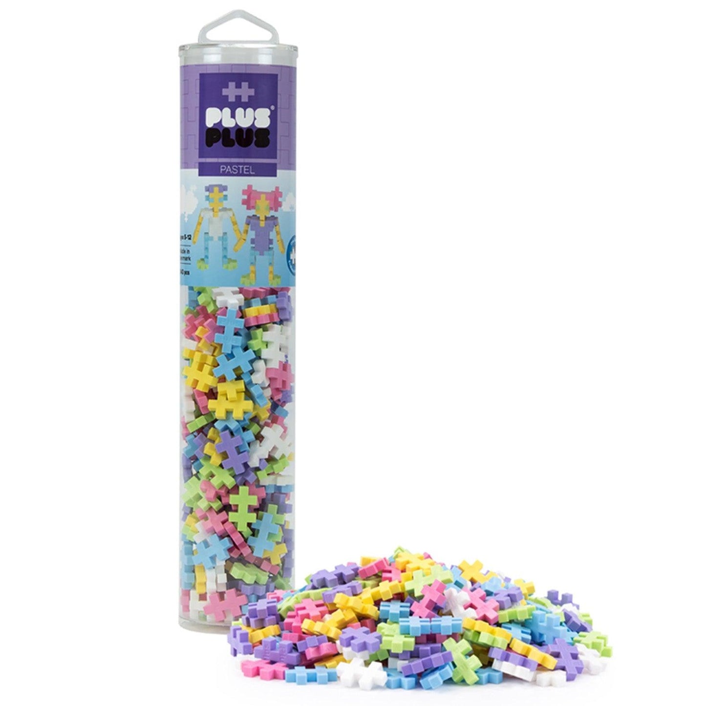 Plus-Plus® 240-Piece Tube, Pastel - Loomini
