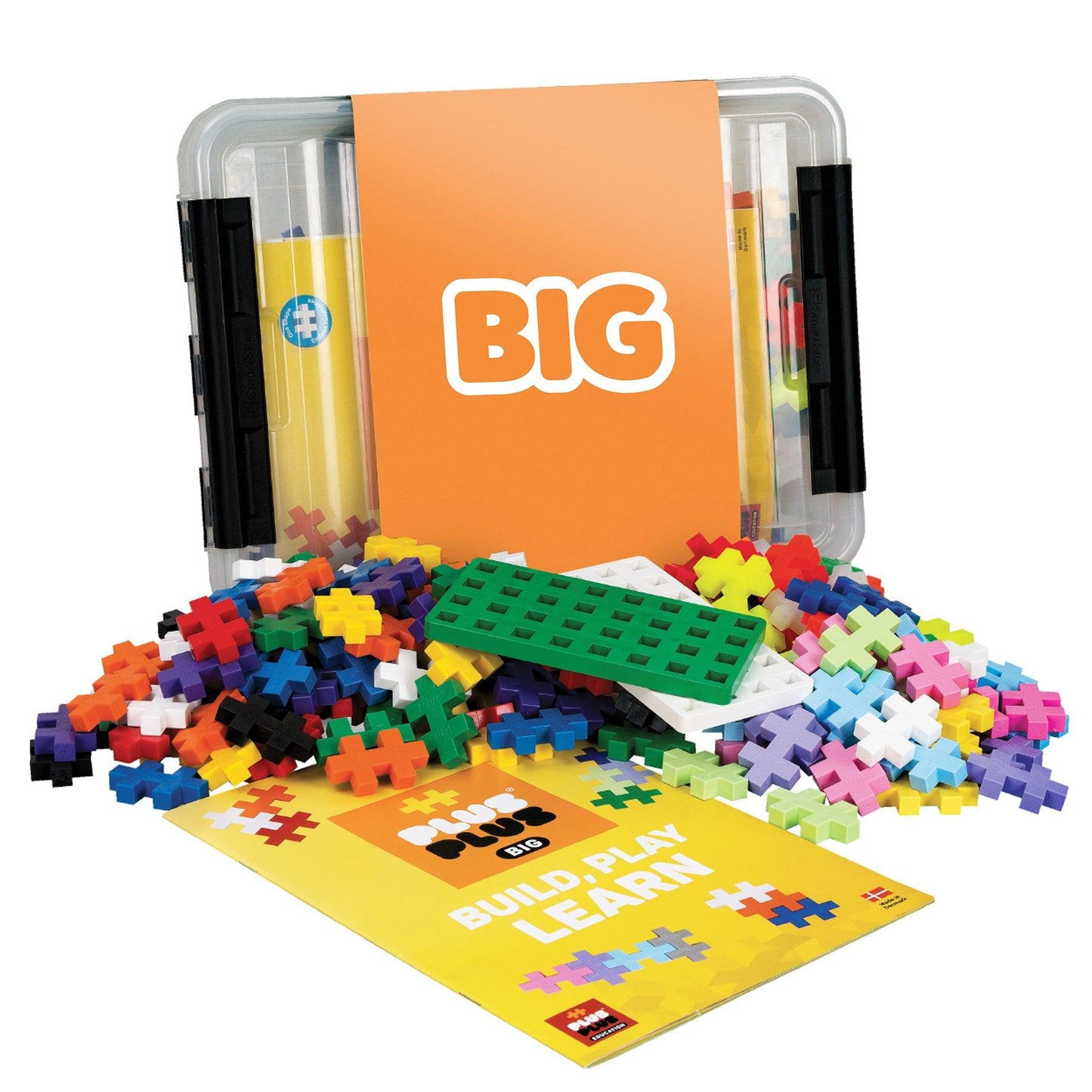 Plus-Plus® BIG - 200 piece Tub with 2 Baseplates - Loomini