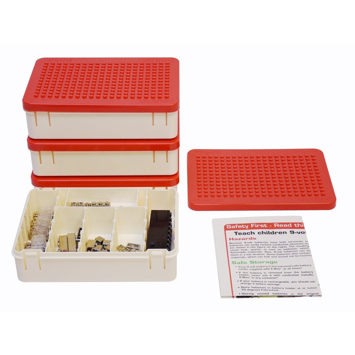 Power Blox Standard, LED Building Blocks Classroom Set, 180 Pieces - Loomini