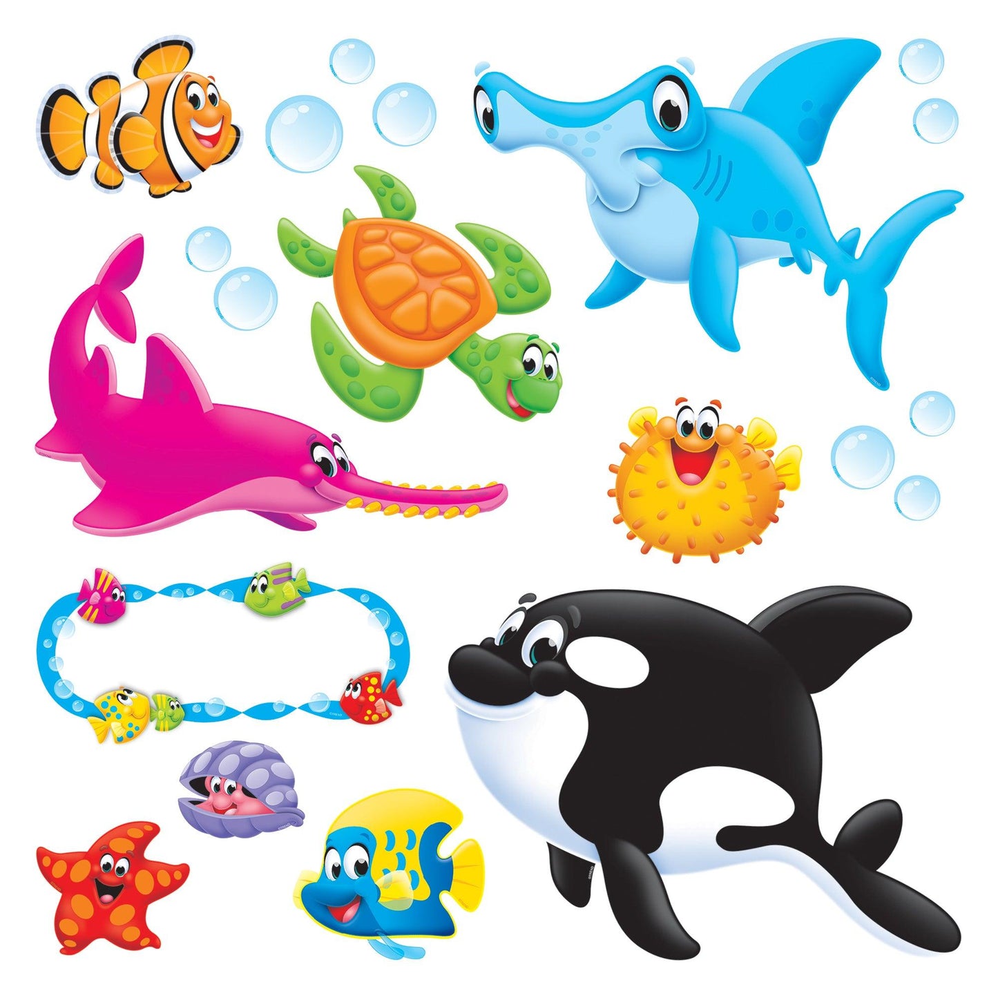 Sea Buddies™ Bulletin Board Set - Loomini