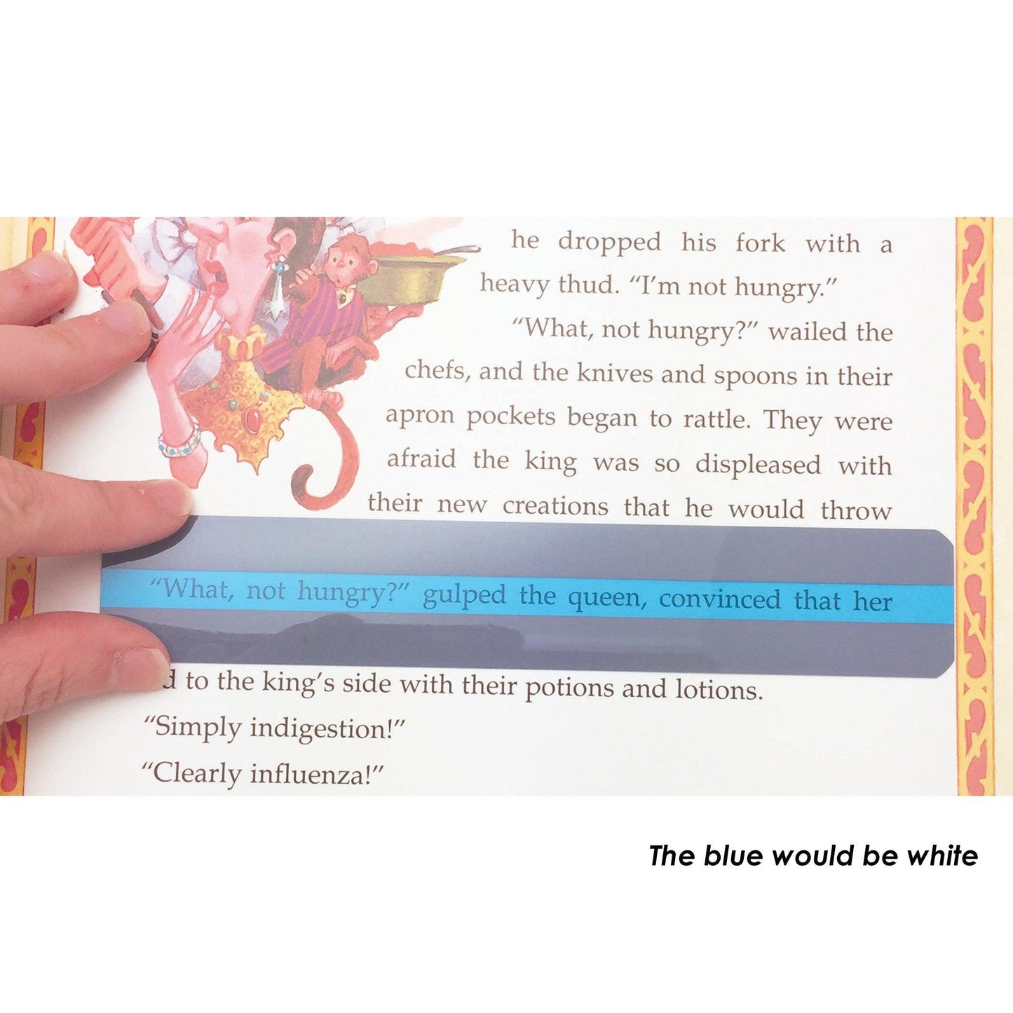 Sentence Strip Reading Guide, 1-1/4" x 7-1/4", Clear, Pack of 24 - Loomini