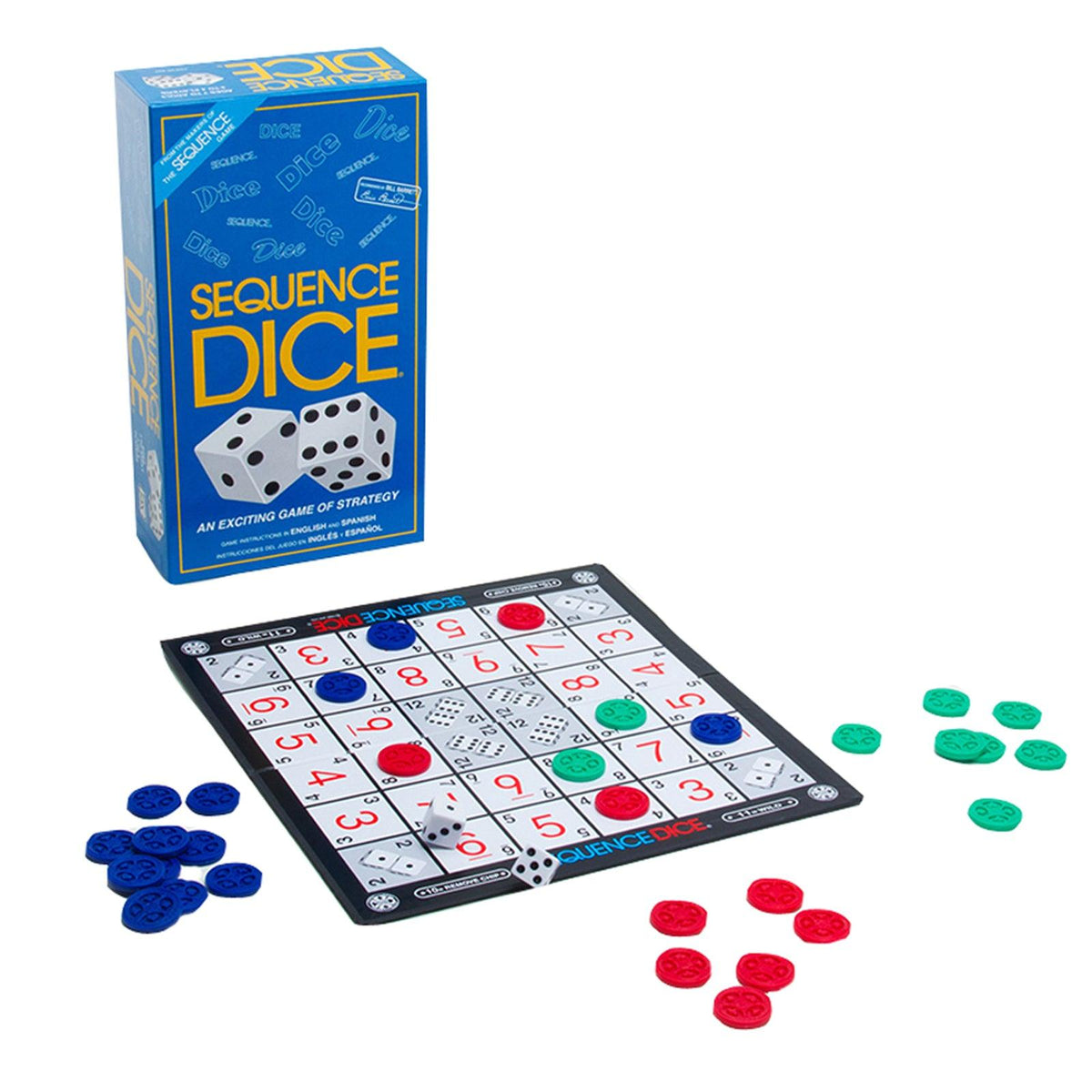 Sequence Dice™ Game, Pack of 2 - Loomini