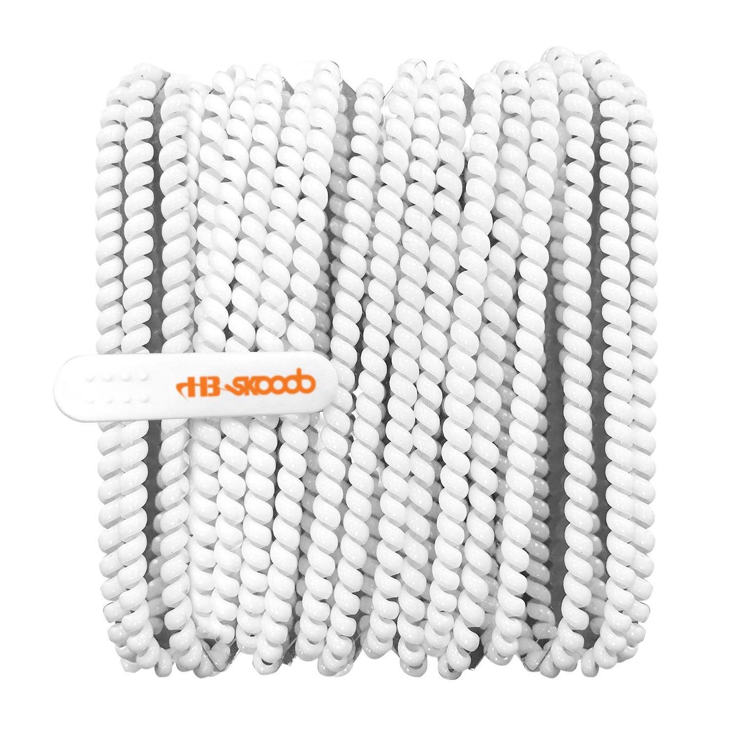 Skooob Tangle Free Earbud Covers - Moon White, Pack of 20 - Loomini