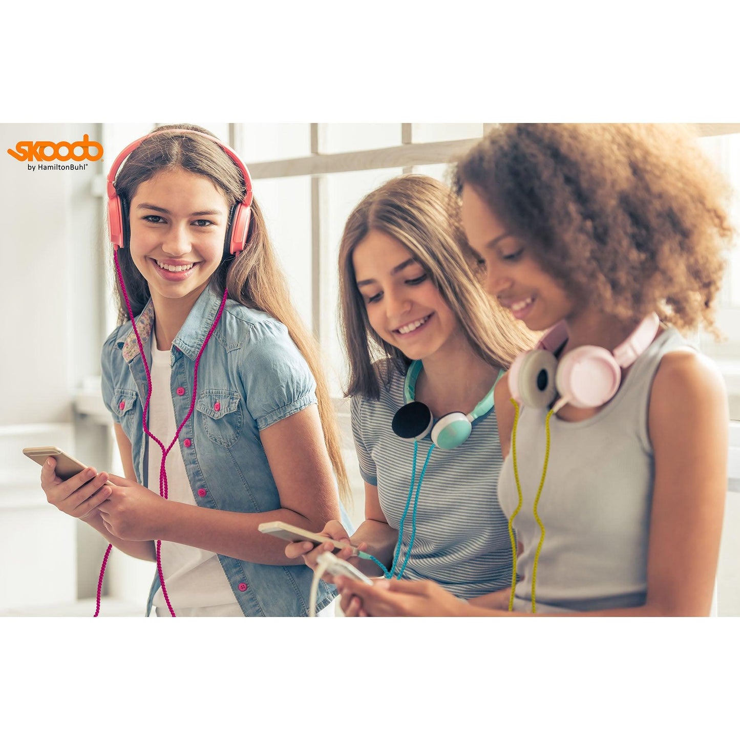 Skooob Tangle Free Earbud Covers - Rainbow, Pack of 20 - Loomini