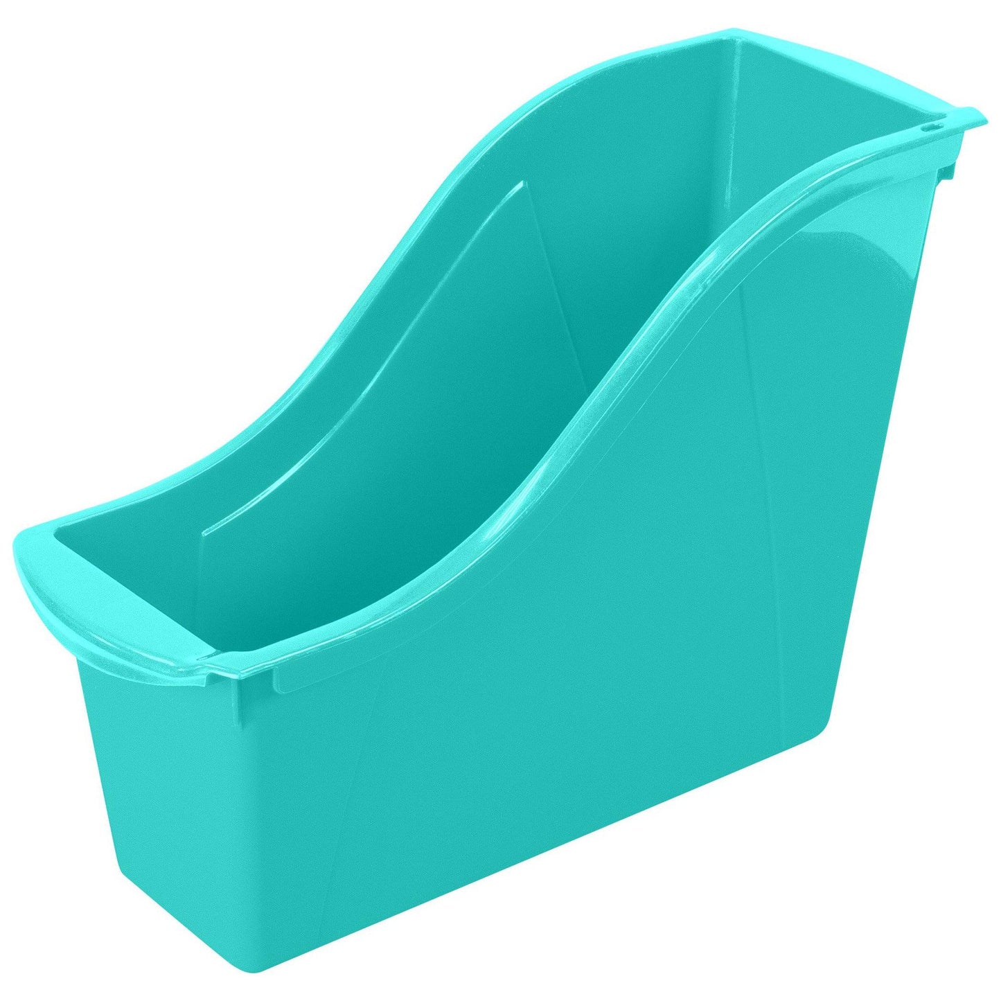 Small Book Bin, Teal, Pack of 6 - Loomini