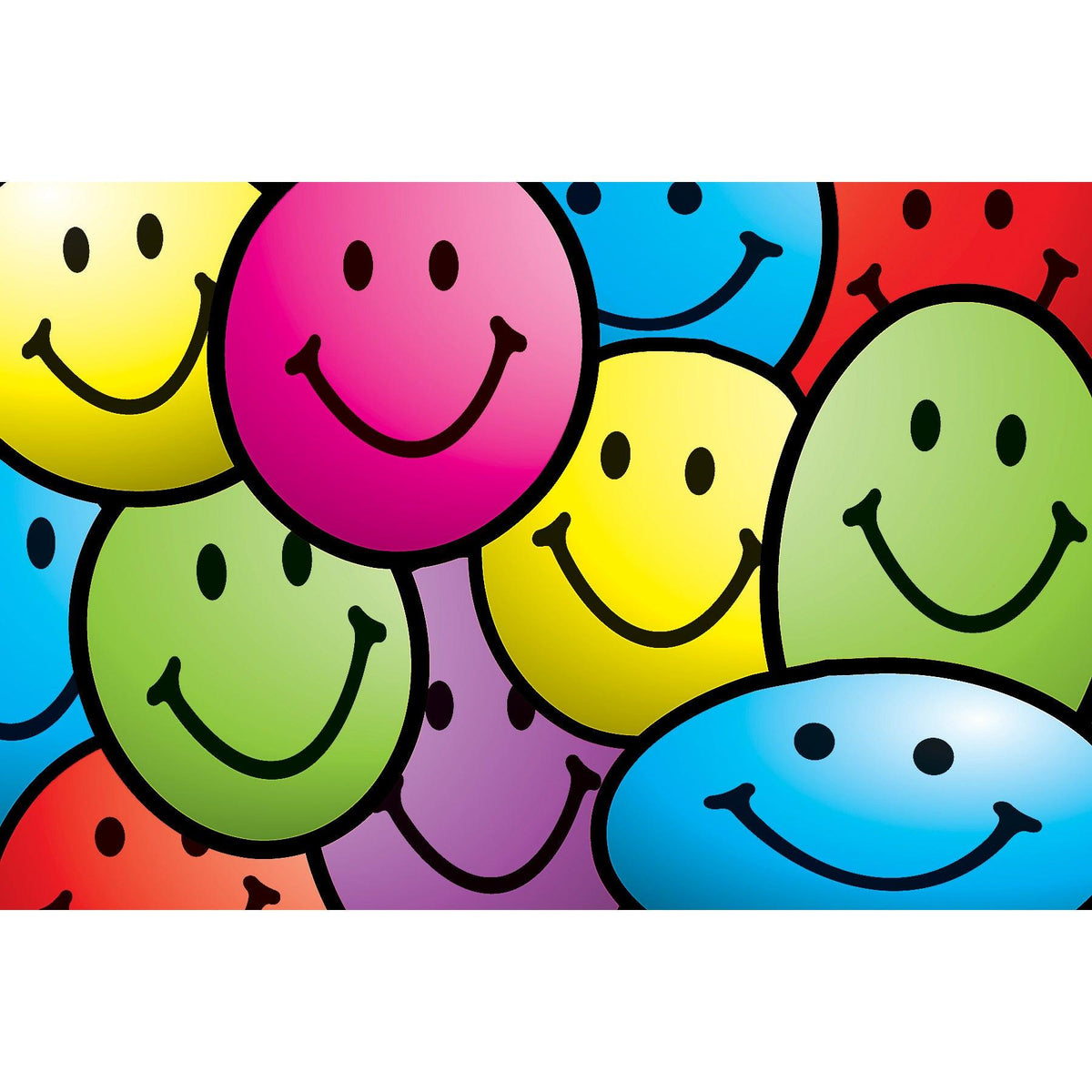 Smiley Faces Postcards, 30 Per Pack, 6 Packs - Loomini