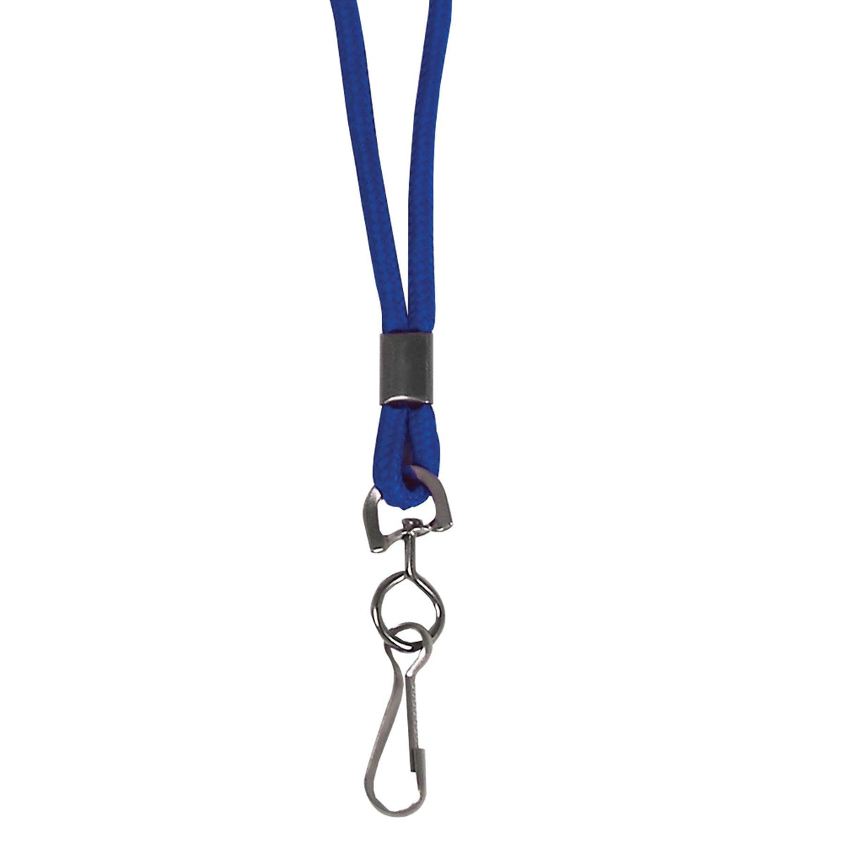 Standard Lanyard, Blue, Swivel Hook, Pack of 24 - Loomini