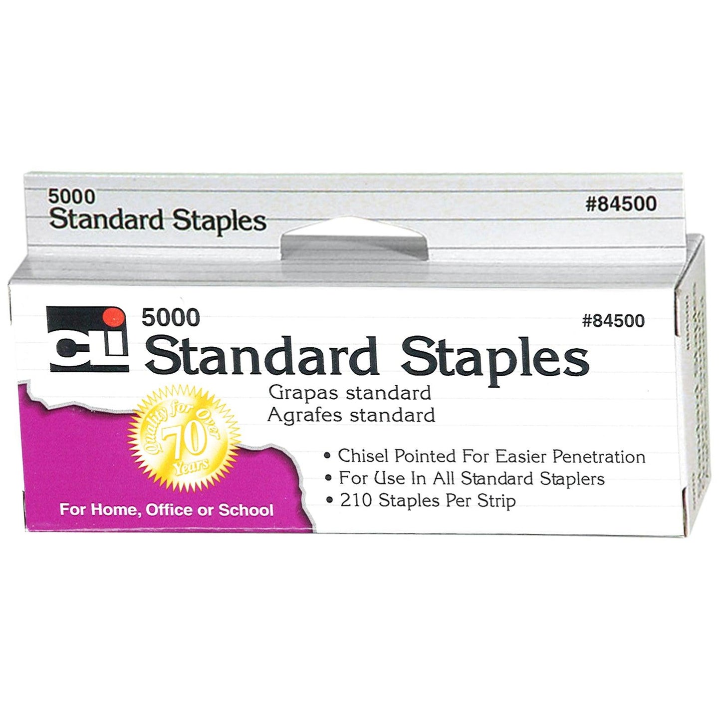 Standard Staples, 5000 Per Pack, 20 Packs - Loomini