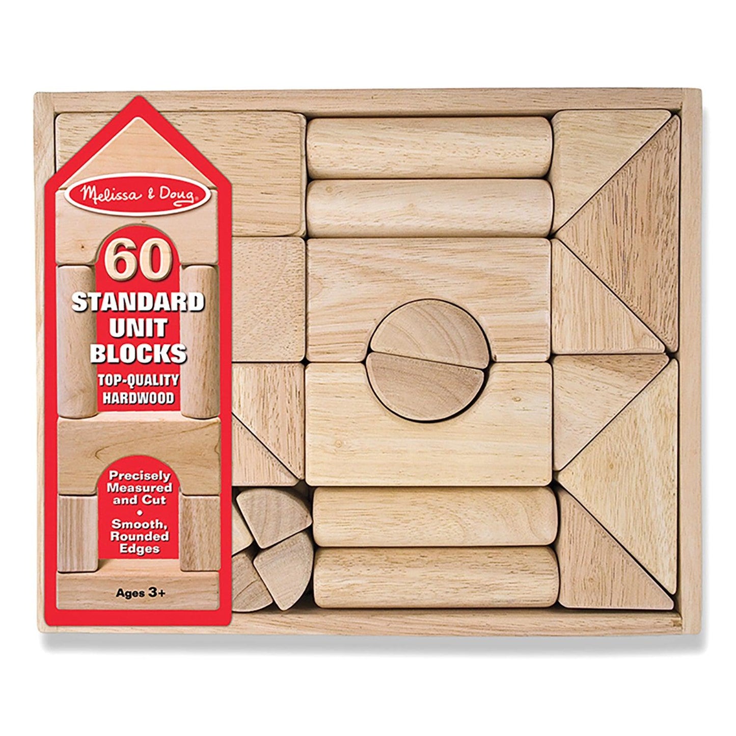 Standard Unit Blocks, Set of 60 - Loomini
