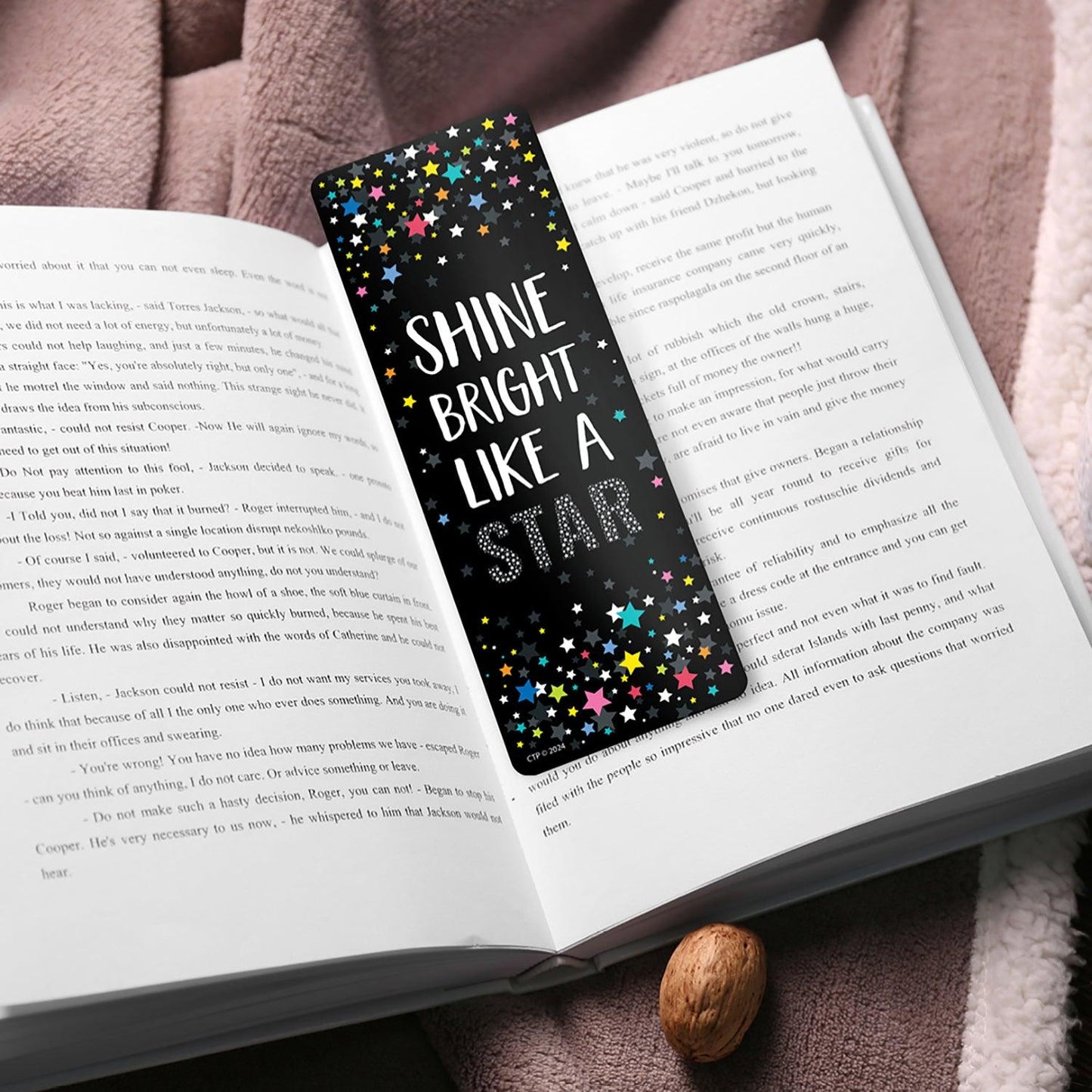 Star Bright Positive Mindset Bookmark, 30 Per Pack, 6 Packs - Loomini