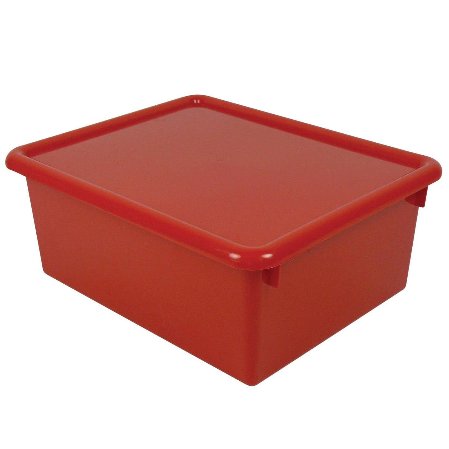 Stowaway® 5" Letter Box with Lid, Red, Pack of 2 - Loomini