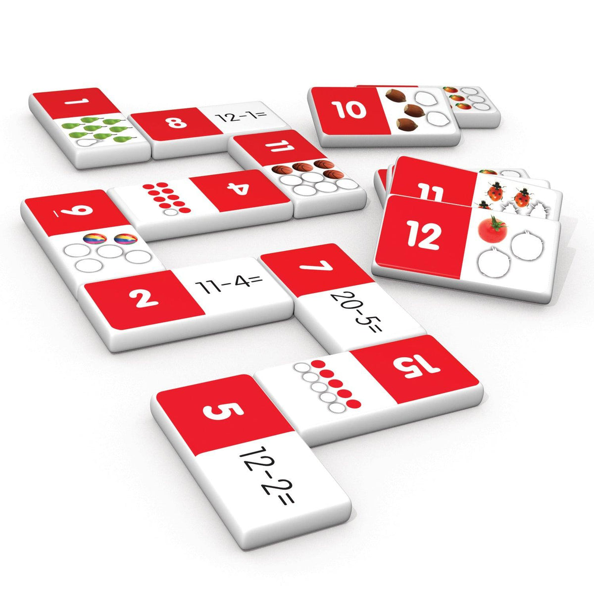 Subtraction Dominoes, 2 Sets - Loomini