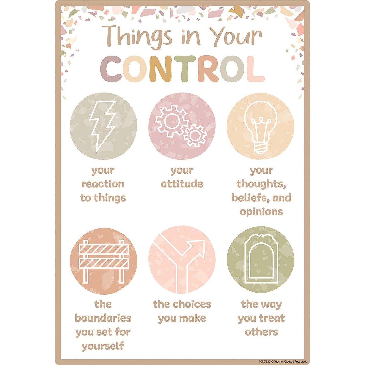 Terrazzo Tones Positive Practices Small Poster Pack, Pack of 12 - Loomini