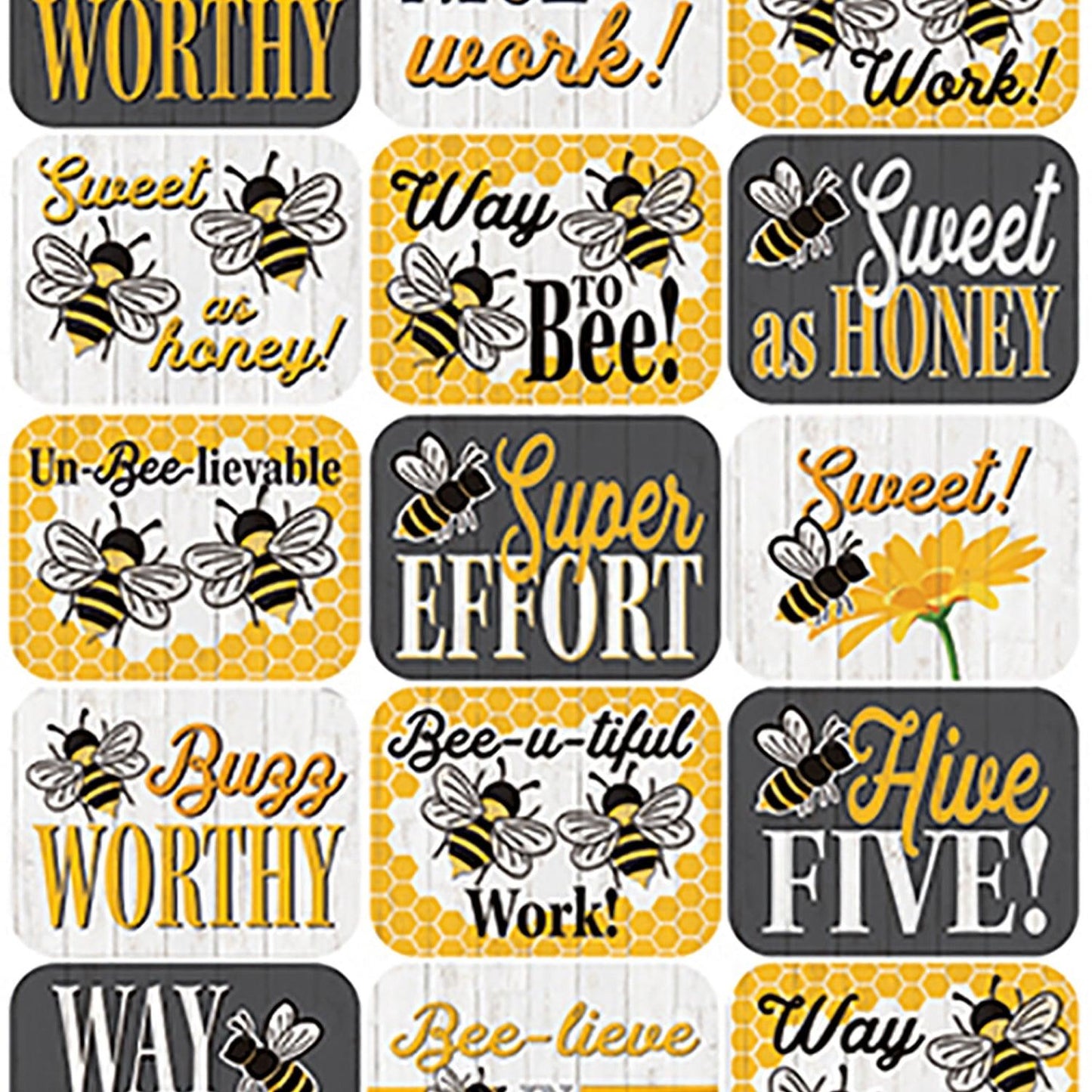 The Hive Success Stickers, 120 Per Pack, 12 Packs - Loomini