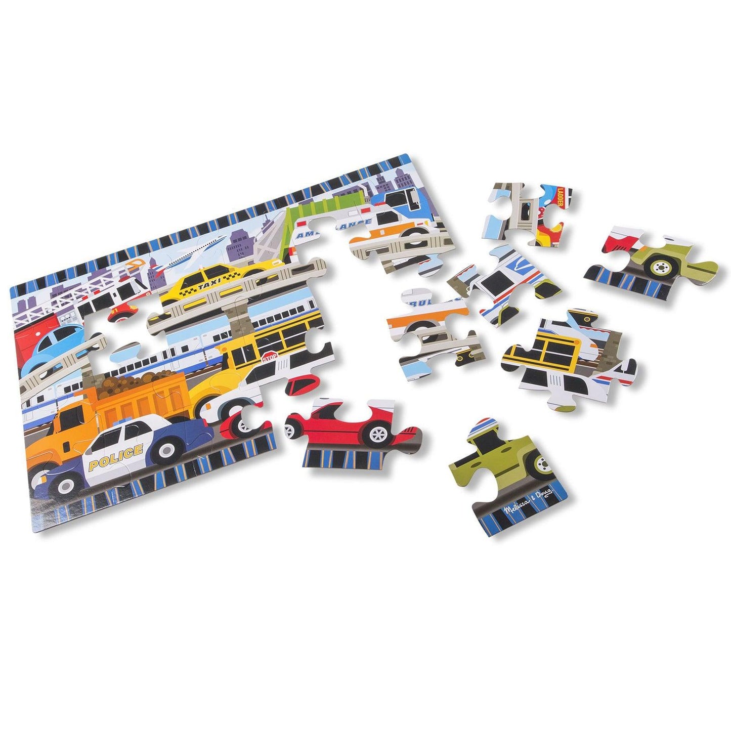 Traffic Jam Floor Puzzle - Loomini