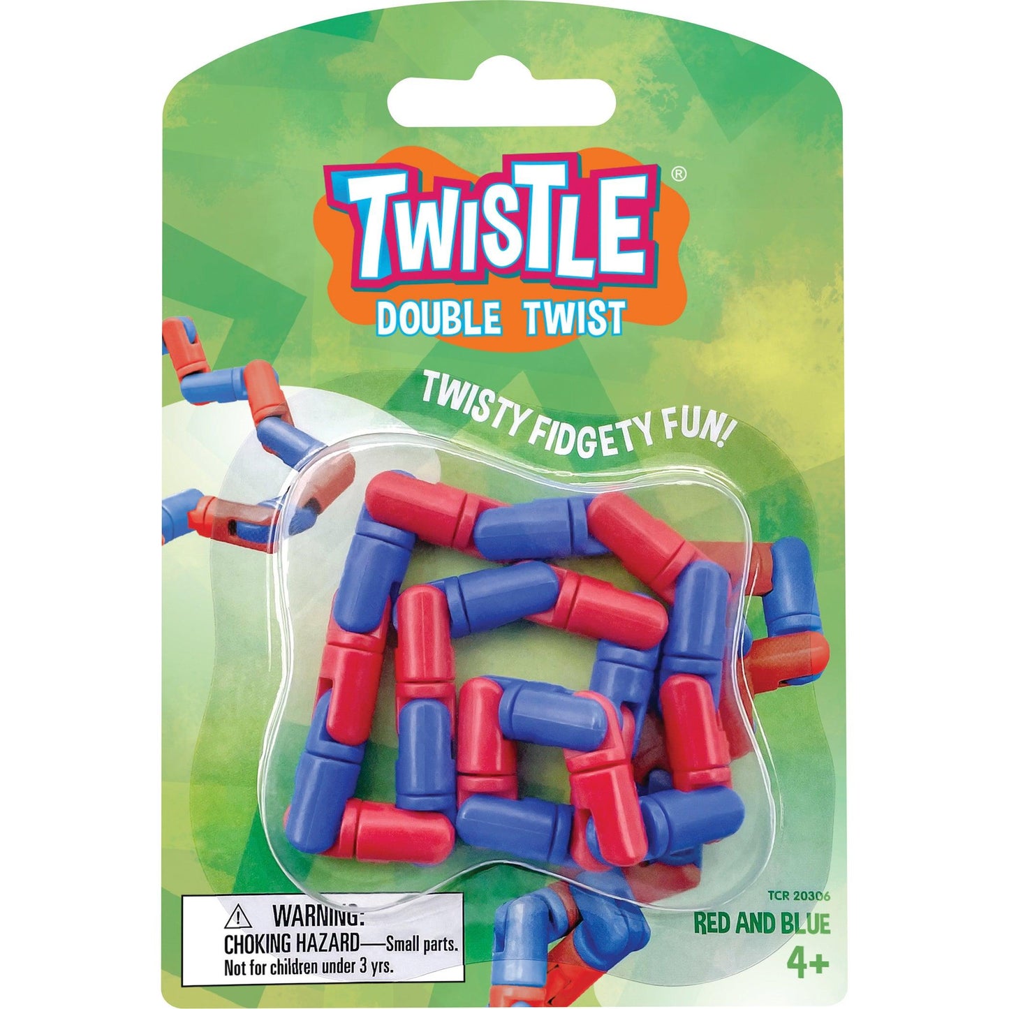 Twistle Double Twist, Red & Blue, Pack of 3 - Loomini
