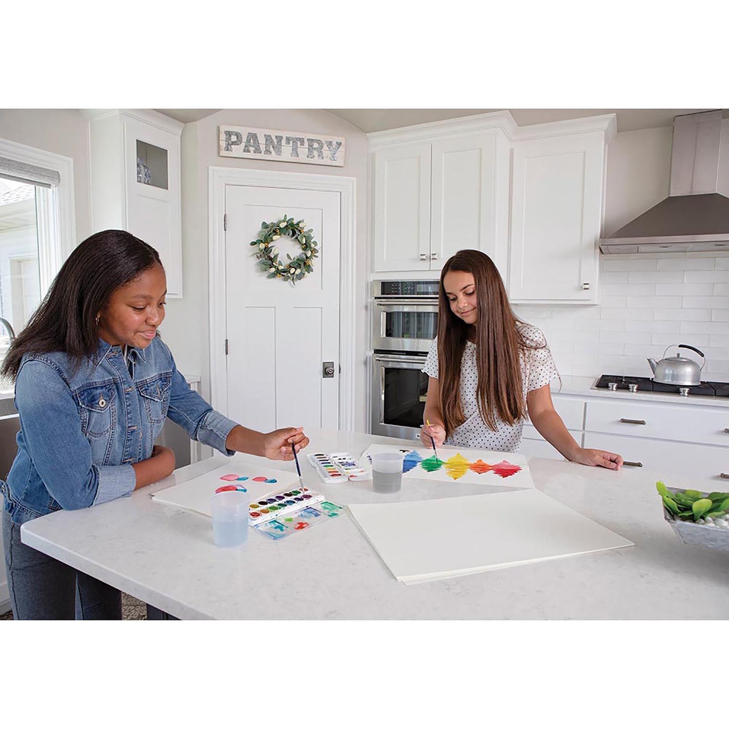 Watercolor Paper, White, 90lb., 12" x 18", 50 Sheets - Loomini