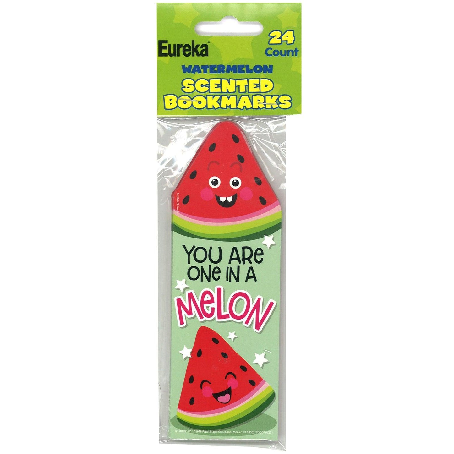 Watermelon Scented Bookmarks, 24 Per Pack, 3 Packs - Loomini