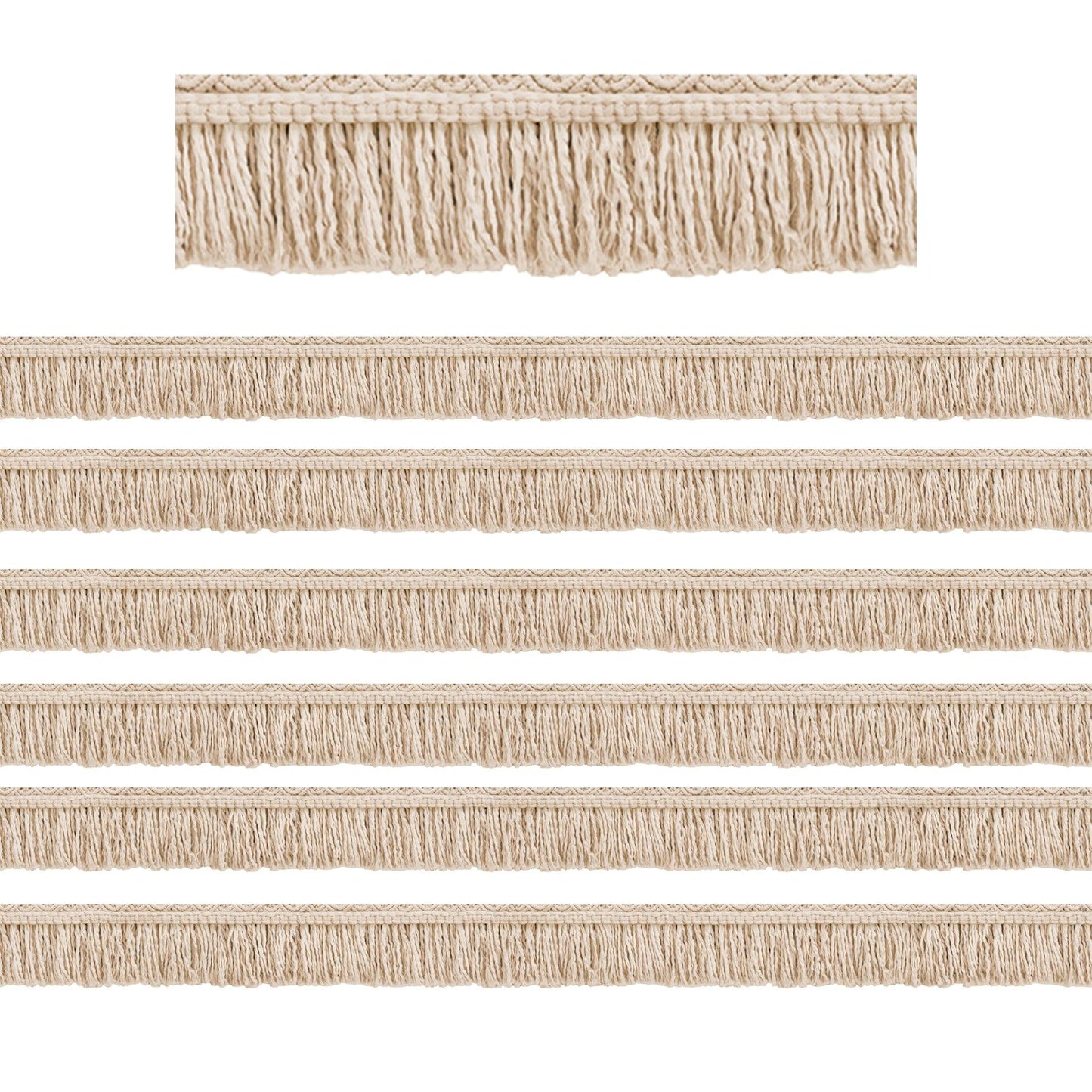 Wonderfully Wild Fringe Die-Cut Border Trim, 35 Feet Per Pack, 6 Packs - Loomini