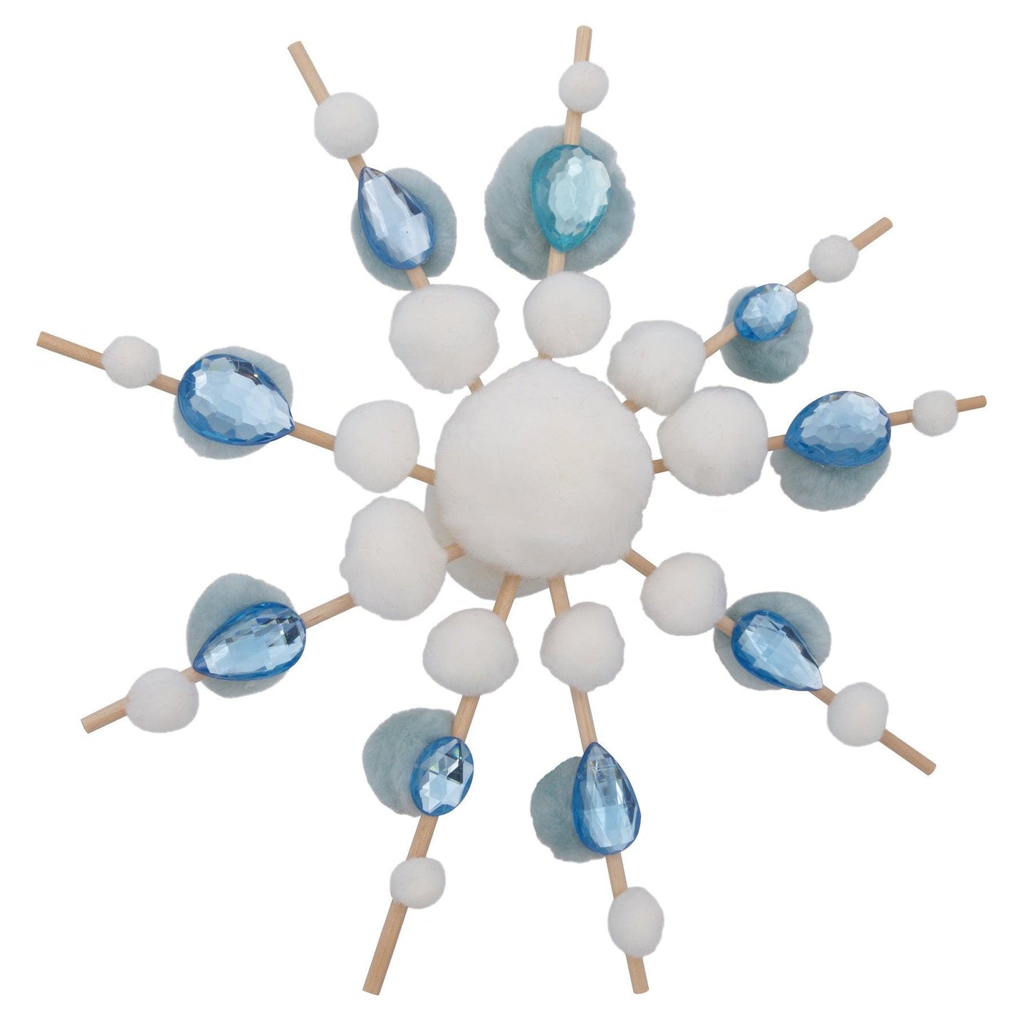 Wood Sticks ,4.5", Natural, 100 Sticks Per Pack, 6 Packs - Loomini