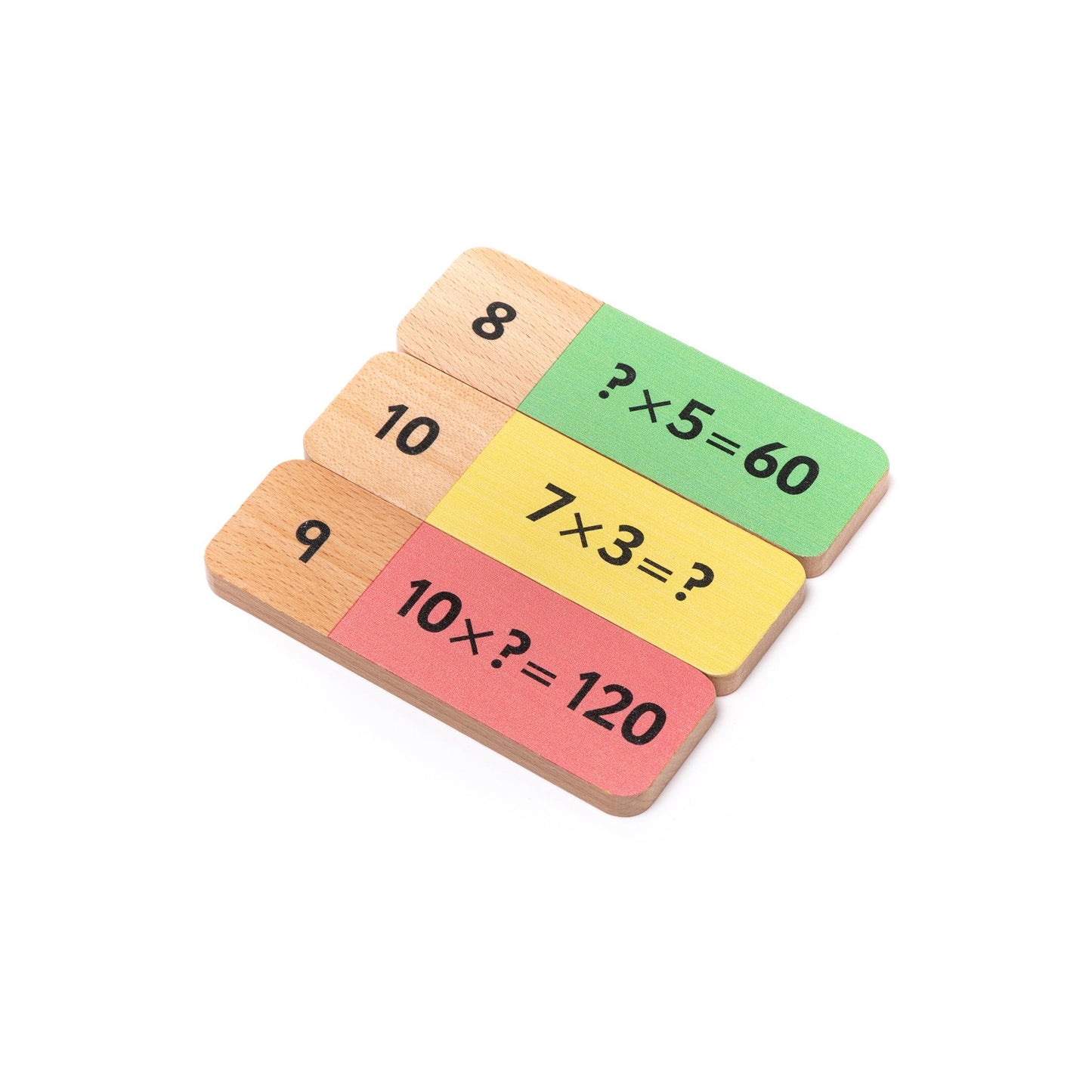 Wooden Multiplication Dominoes - Loomini