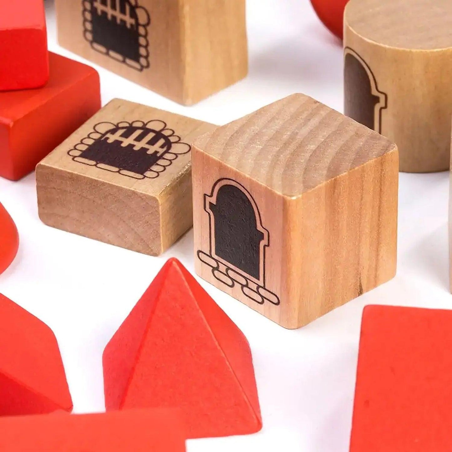 Wooden Stacking Castle Miniland Educational Corporation