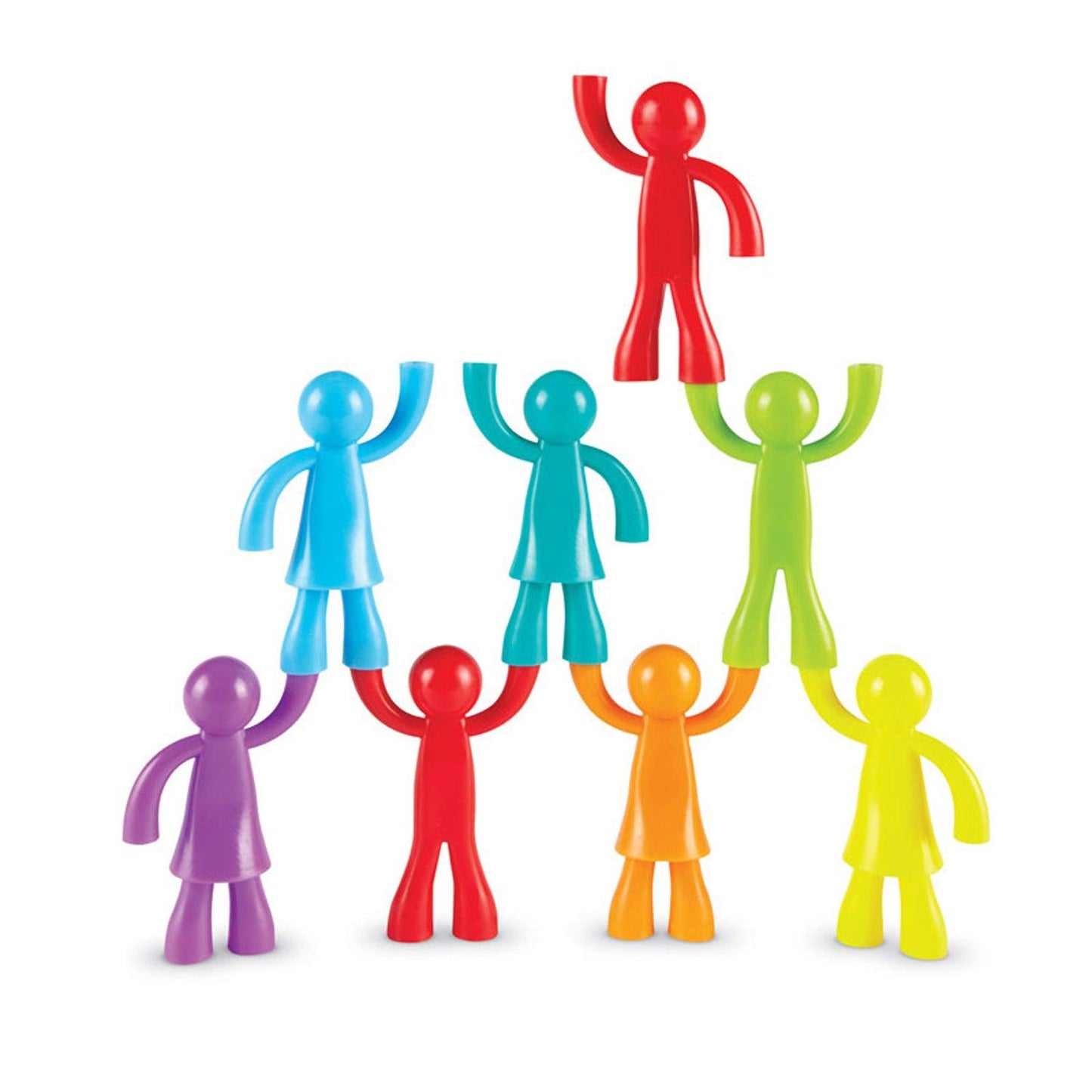 All About Me Buddy Builders™: Set of 32 Colorful Figures | Enhances Fine Motor Skills & Cognitive Development | For Ages 2 to 10 - Loomini