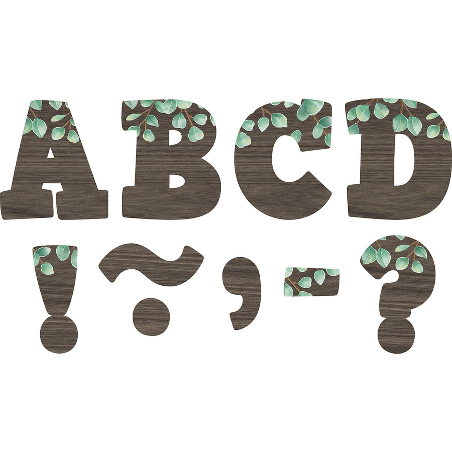 Eucalyptus Bold Block 3" Magnetic Letters - Loomini