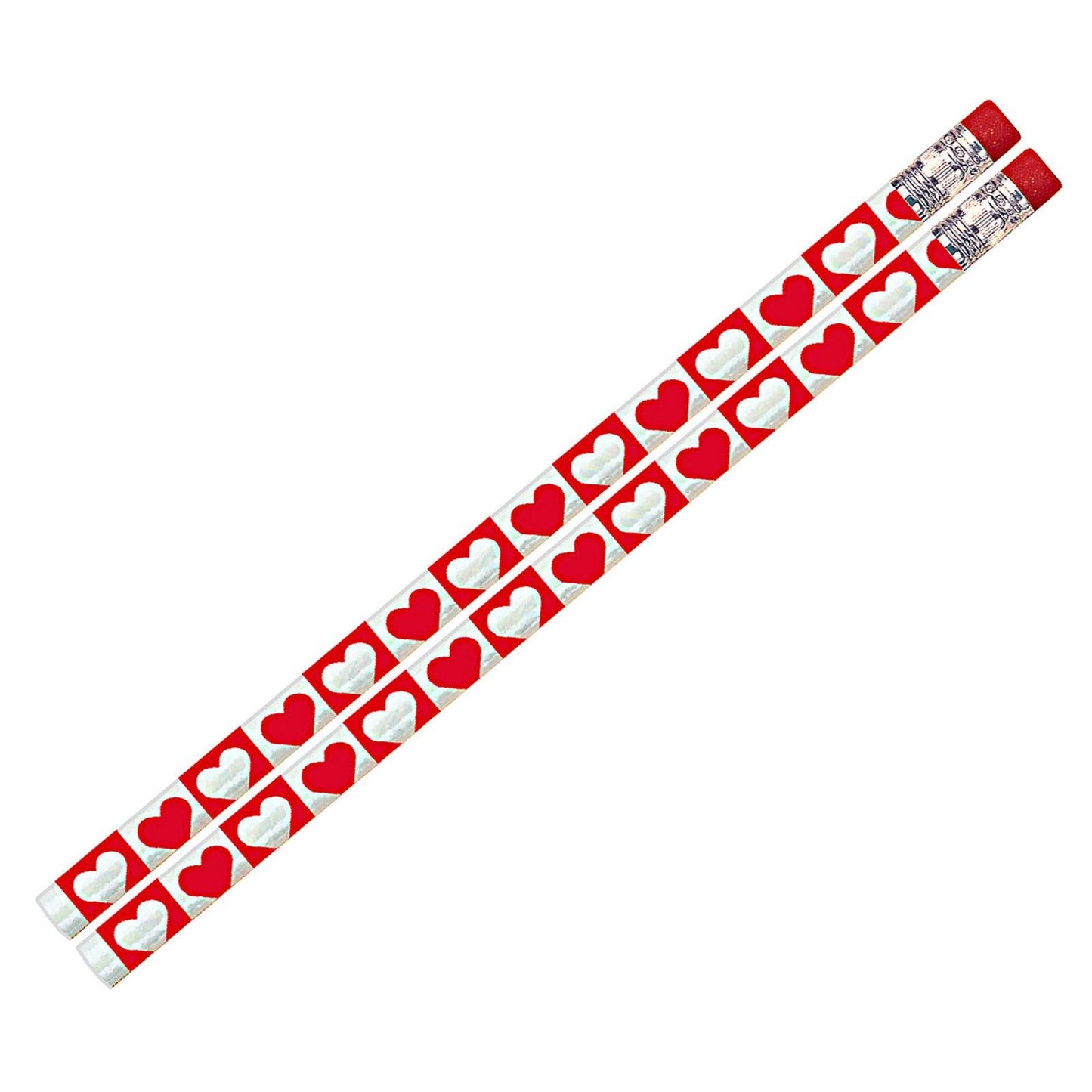Hearts 'O Glitter Pencil, Pack of 144 - Loomini