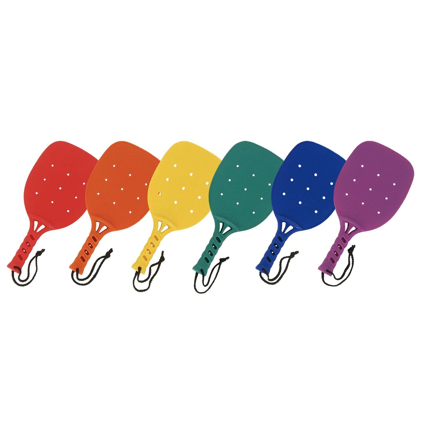 Plastic Paddleball Rackets, Set of 6 - Loomini