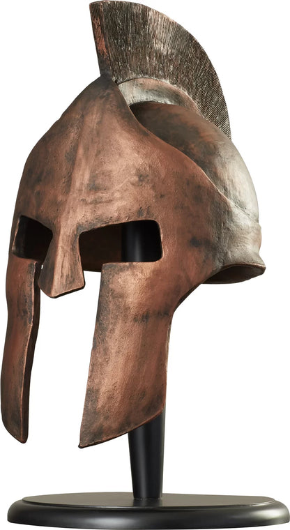 Greek Spartan Helmet Sculpture