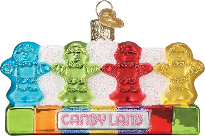 Candy Land Kids Glass Blown Ornament for Christmas Tree