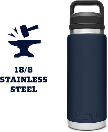 Rambler 26 Oz Bottle, Vacuum Insulated, Stainless Steel with Chug Cap