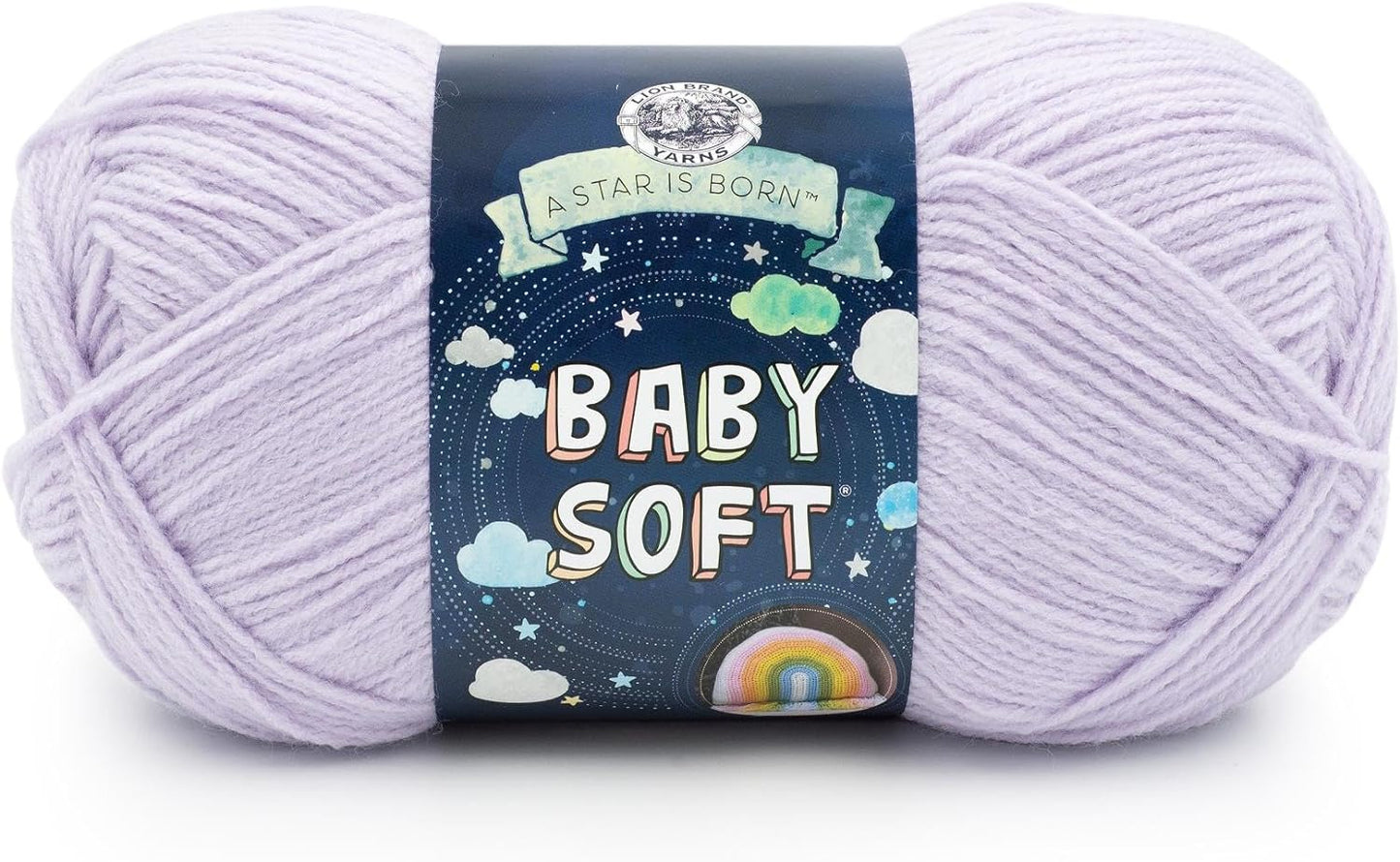 (1 Skein) Babysoft Baby Yarn Yarn, White