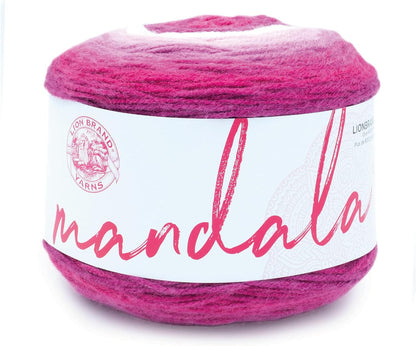 Mandala Yarn, Multicolor Yarn for Crocheting and Knitting, Craft Yarn, 1-Pack, Cupid