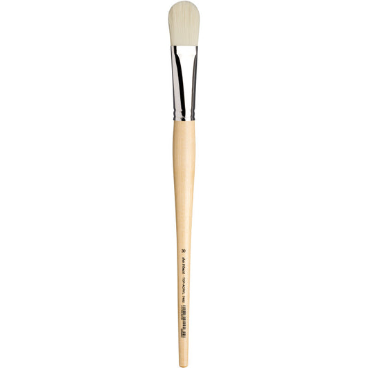 TOP-ACRYL White Brush, Synthetic, Acrylic & Oil, Filbert, Series 7482, Size 30