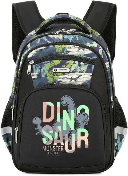 Backpack for Boys, Kid Bookbag Boy Elementary School Multi Compartment Backpack, Adjustable Chest Strap Side with Pockets.