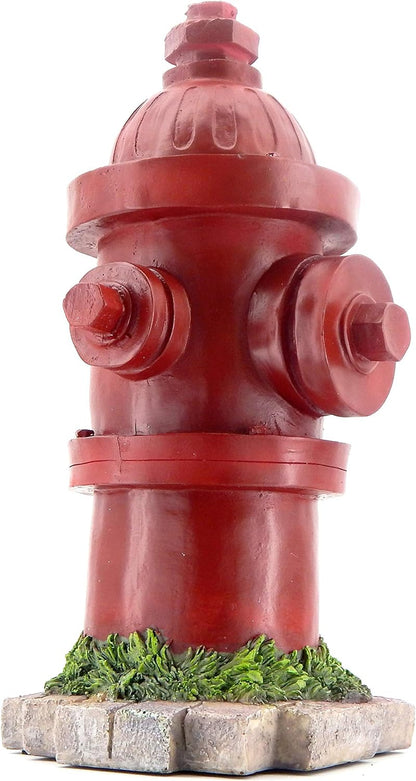 22472 Fire Hydrant Statue Dog Training Lamp Post 14 Inch Indoor Home Outdoor Garden Sculpture Yard Decoration