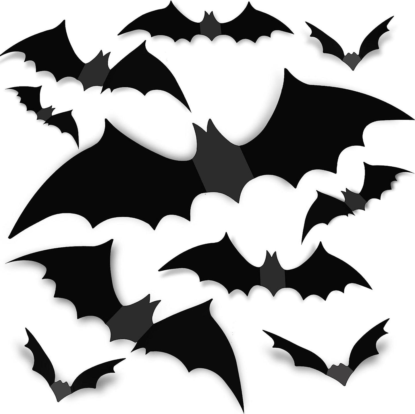 Bats Wall Decor 120PCS