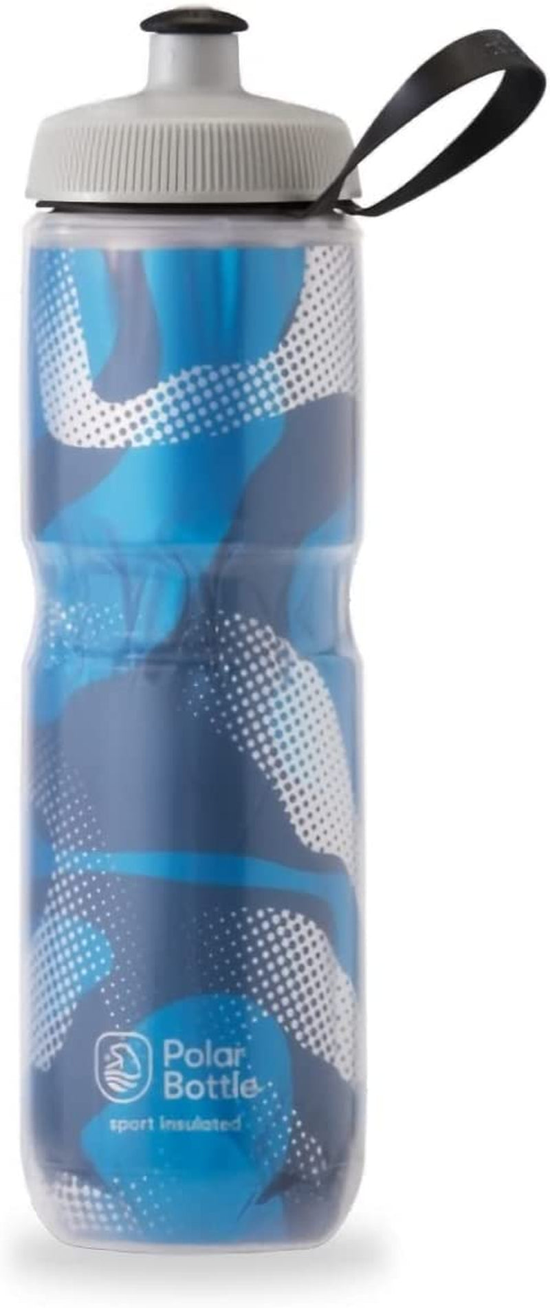 Sport Insulated Water Bottle - Leak Proof Water Bottles Keep Water Cooler 2X Longer than a Regular Reusable Water Bottle -Bpa-Free, Sport & Bike Squeeze Bottle with Handle