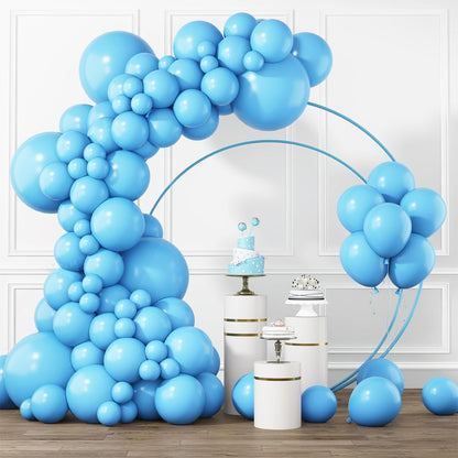 White Balloons Different Sizes 105Pcs 5/10/12/18 Inch for Garland Arch, Party Latex Balloons for Happy New Year Decorations 2024 Birthday Party Wedding Anniversary Baby Shower Party Decoration