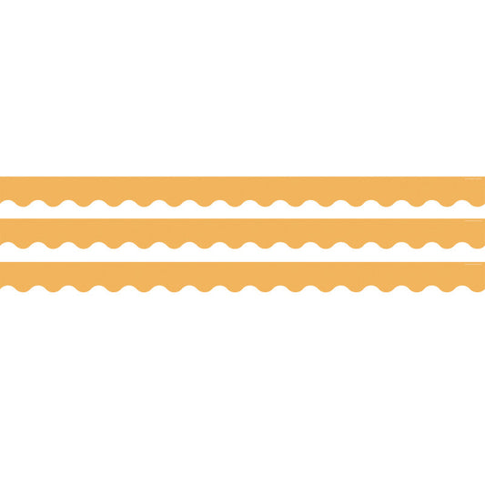Golden Sun Scalloped Border Trim, 35 Feet Per Pack, 3 Packs