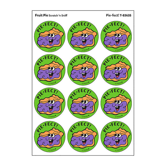 Pie-fect!/Fruit Pie Scent Retro Scratch 'n Sniff Stinky Stickers®, 24 ct.