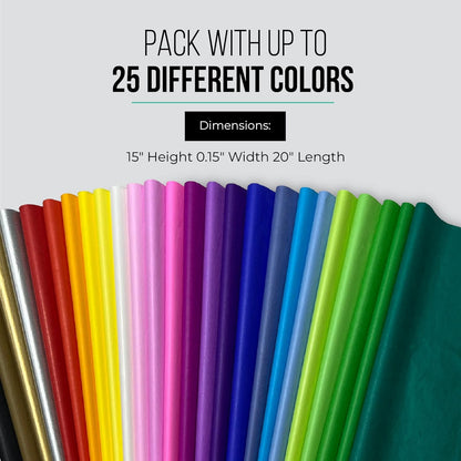 Gift Wrapping Tissue Paper - Gift Tissue Paper for Birthdays, DIY Crafts, & Christmas - 300 Sheets Bulk Tissue Paper for Gift Bags - Lightweight & Easy to Shape - Blue (15 X 20 Inches)