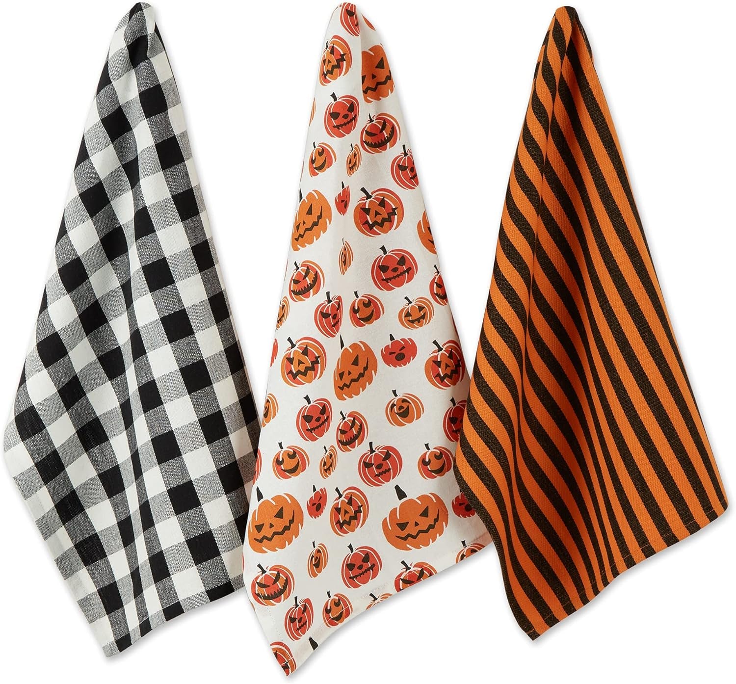 Halloween Kitchen Collection Printed Dishtowel Set, 18X28, Let'S Get Spooky, 2 Piece